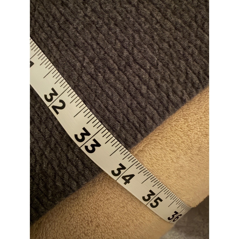 Lululemon On Repeat Gray Textured Knit Long Sleeve Mock Neck Mini Dress 6 - Picture 4 of 11